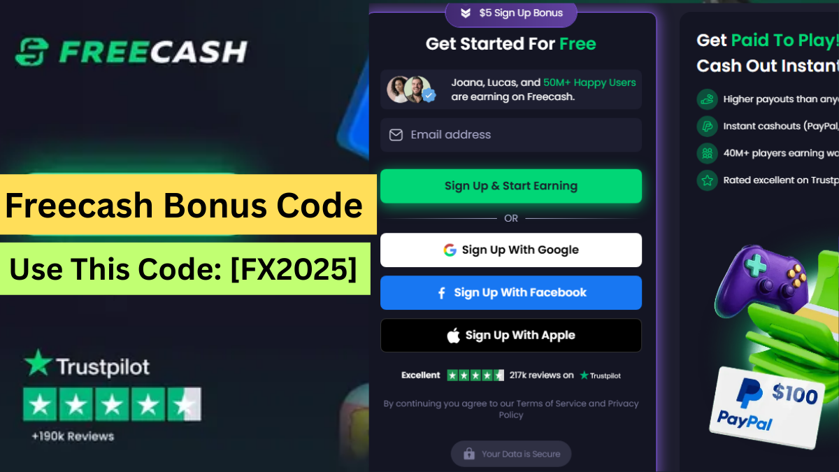 Freecash Bonus Code [{FX2025]}: Get $5 Signup Bonus + 30% Referral Commission
